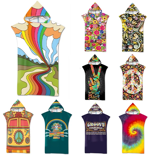 Hot Sale Customizable Adult Kid Fashion Print Microfiber Quick Dry Hooded Beach Towel Swimming Bathrobe Diving Poncho Surf Cloak
Hot Sale Customizable Adult Kid Fashion Print Microfiber Quick Dry Hooded Beach Towel Swimming Bathrobe Diving Poncho Surf Cloak