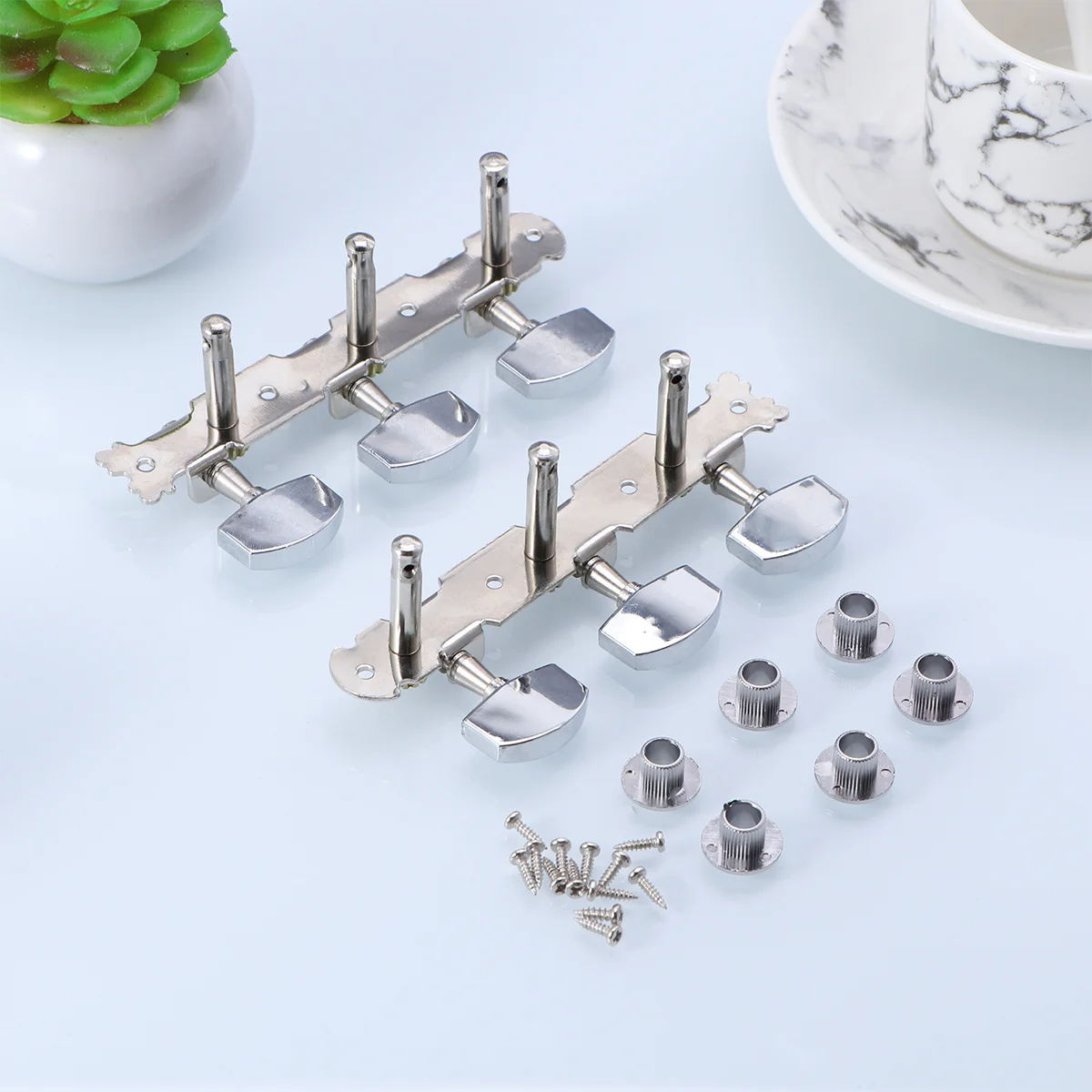 2pcs Guitar Tuning Pegs 35Mm Shaft Center Spacing Durable Replacement For Acoustic Guitar Machine Head String Tuner