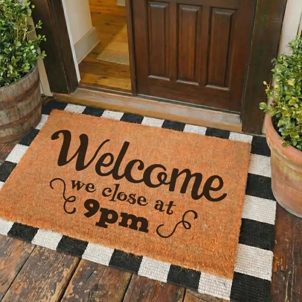 Personalized Doormat Rug Custom Solid Color Welcome Print Non Slip Plain Door Carpet Home Decor Accessory Housewarming Gift
Personalized Doormat Rug Custom Solid Color Welcome Print Non Slip Plain Door Carpet Home Decor Accessory Housewarming Gift
