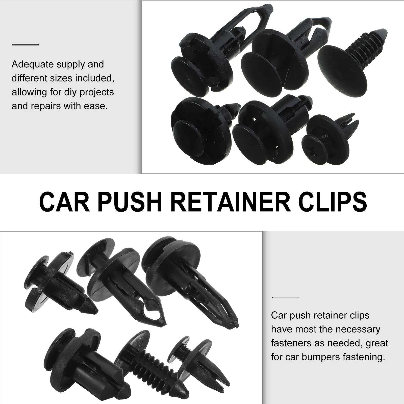 200Pcs Car Bumper Retainer Clips Auto Fastener Set for Body Panel Door Trim Fender Repair Car Retainer Clips Automotive Supplies
200Pcs Car Bumper Retainer Clips Auto Fastener Set for Body Panel Door Trim Fender Repair Car Retainer Clips Automotive Supplies