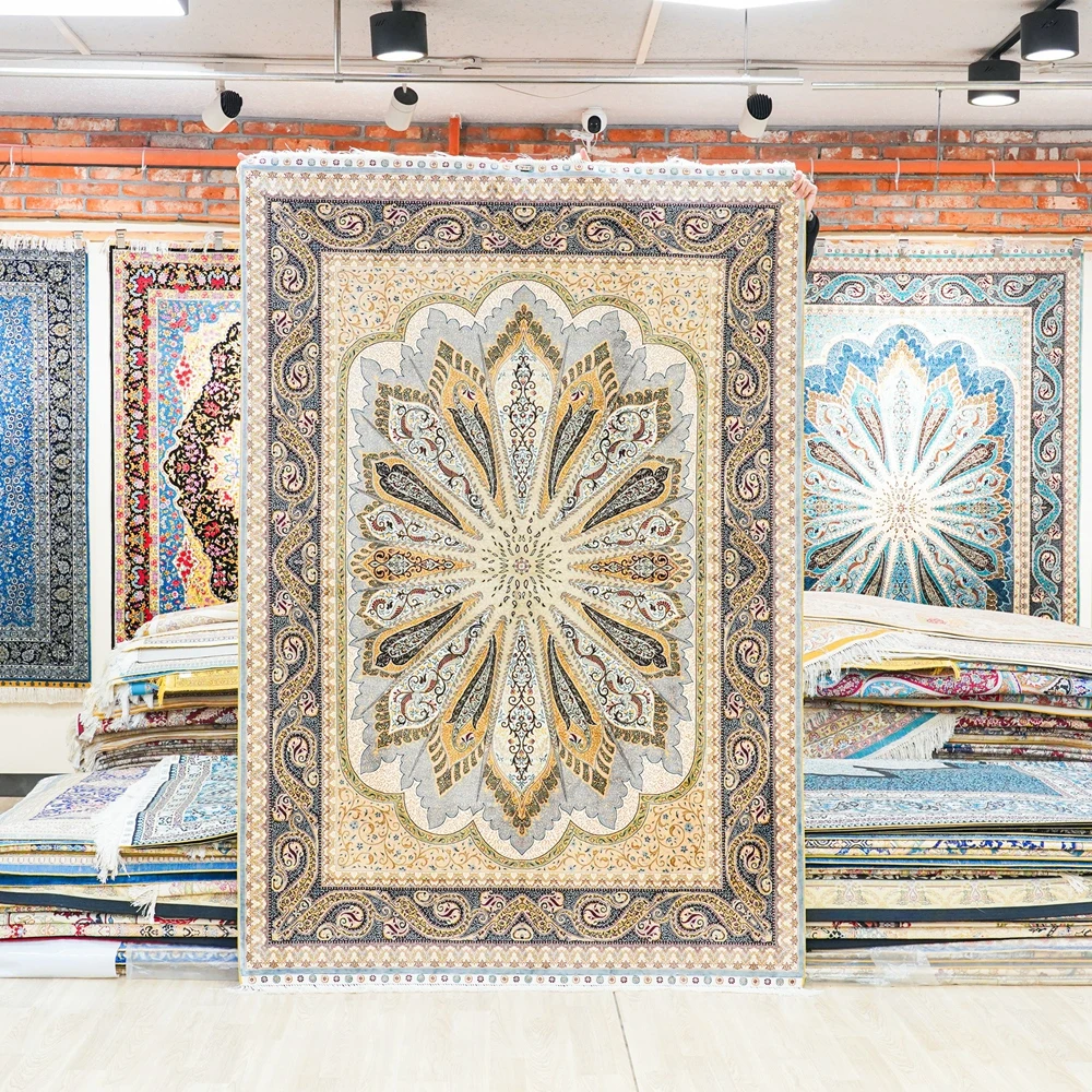 152x213cm Grey Oriental Handmade Turkey Turkish Silk Persian Home Decor Rugs
152x213cm Grey Oriental Handmade Turkey Turkish Silk Persian Home Decor Rugs