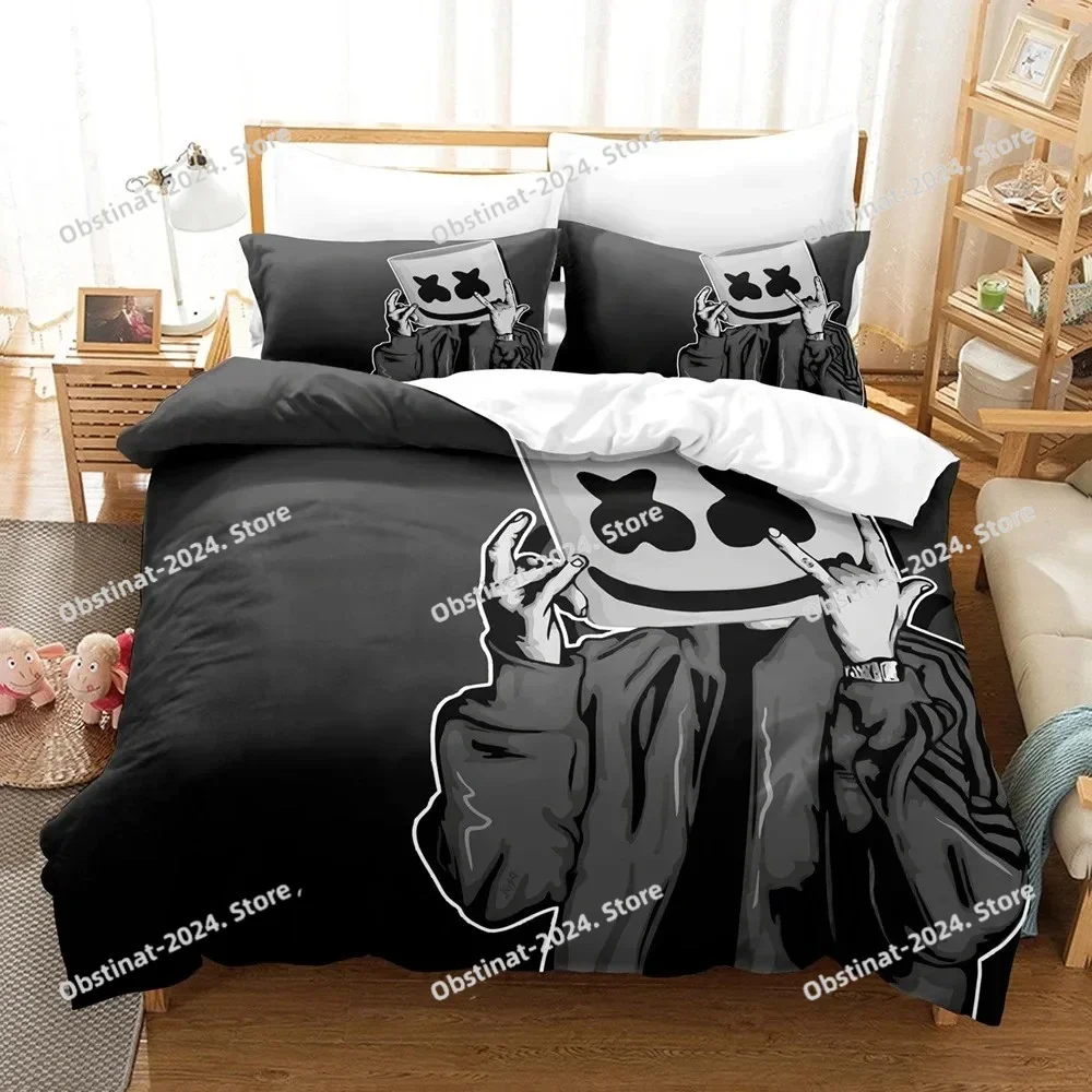 DJ Marshmello Bedding Set Duvet Cover Full Queen King Size Pillowcase Bed Printed Bed Set Aldult Kid Bedroom Single Twin Hip Hop
DJ Marshmello Bedding Set Duvet Cover Full Queen King Size Pillowcase Bed Printed Bed Set Aldult Kid Bedroom Single Twin Hip Hop