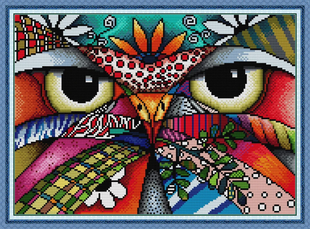 Maydear Full Cross Stitch Kit, 11CT/14CT/16CT/9CT Aida Fabric,DMC Threads Sewing Pattern Embroidery Set-Eagle
Maydear Full Cross Stitch Kit, 11CT/14CT/16CT/9CT Aida Fabric,DMC Threads Sewing Pattern Embroidery Set-Eagle