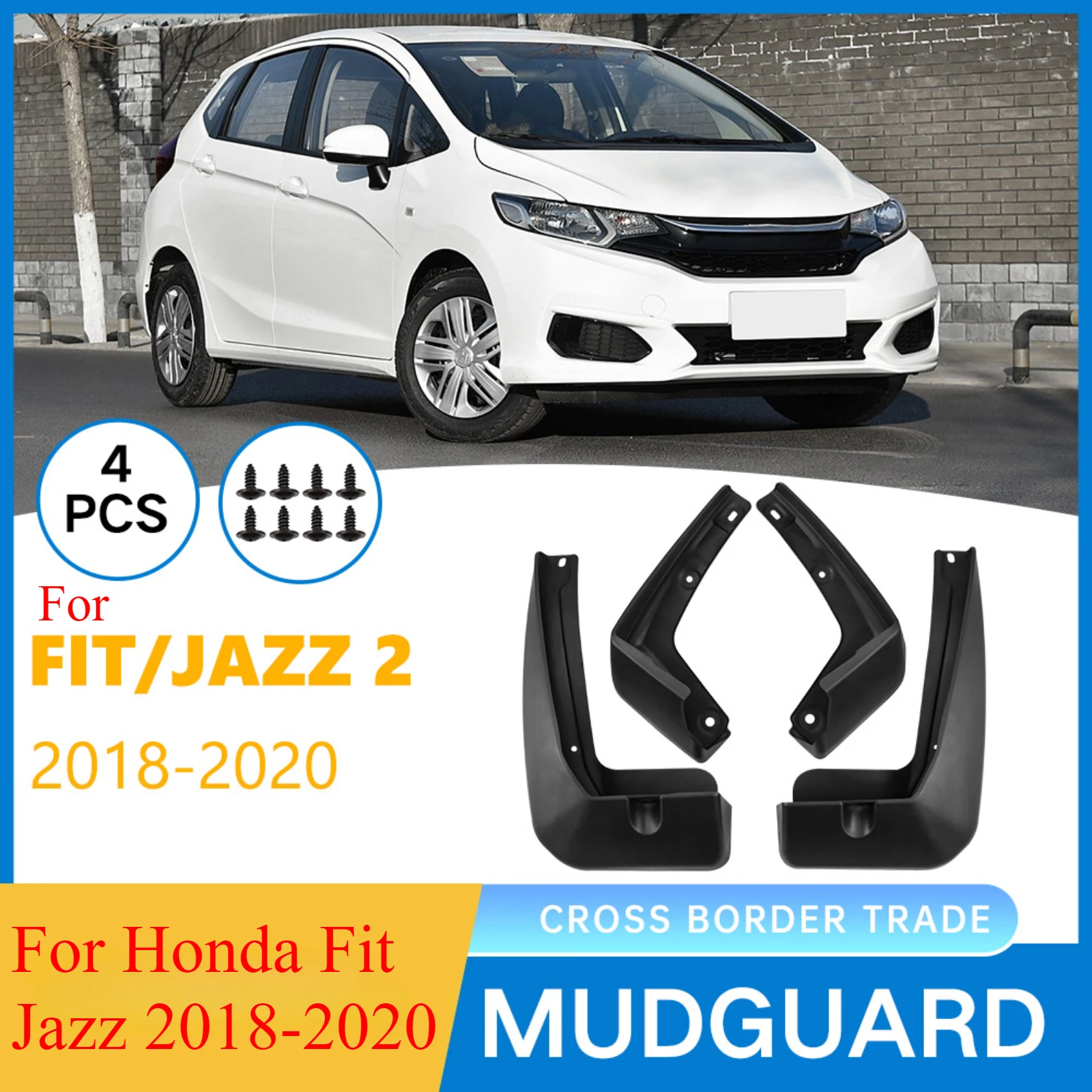 Car Mud Flaps Standard Version Front & Rear Splash Guards Fender Mudguards Auto Accessories For Honda Fit Jazz 2018-2020
Car Mud Flaps Standard Version Front & Rear Splash Guards Fender Mudguards Auto Accessories For Honda Fit Jazz 2018-2020