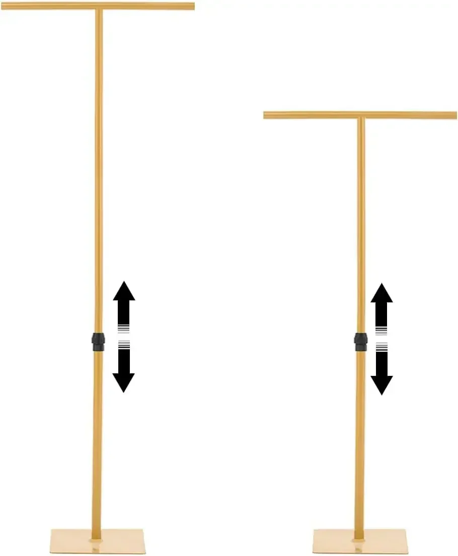 2pcs 8FT Backdrop Stand for Parties/Wedding Metal Background Stand Decor for Wedding, Birthday Party Baby Shower Gold
2pcs 8FT Backdrop Stand for Parties/Wedding Metal Background Stand Decor for Wedding, Birthday Party Baby Shower Gold