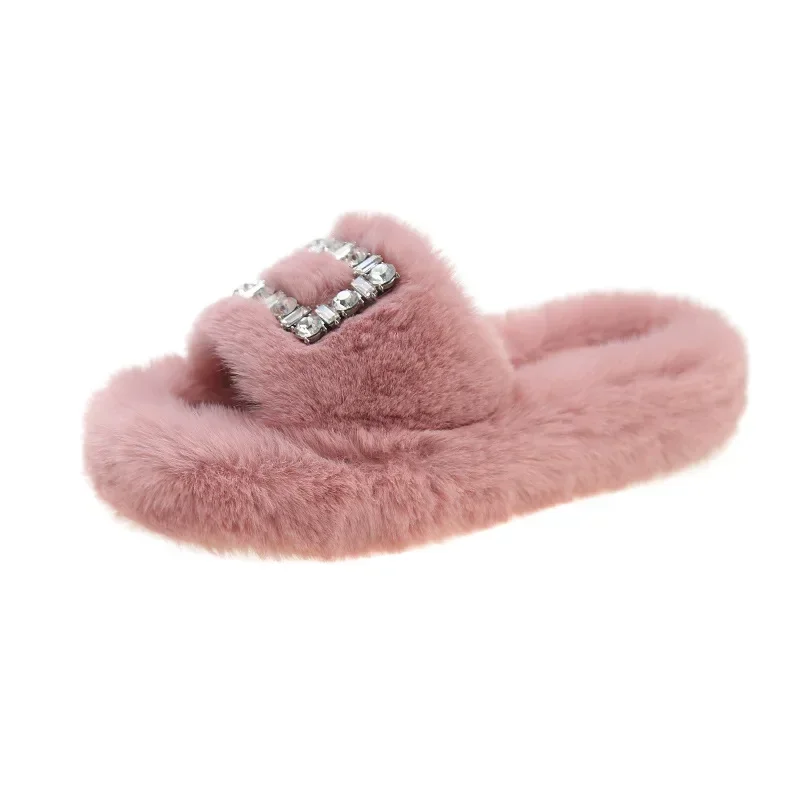 2024 New Lazy Home Indoor Thick Bottom Fashion Diamond-square Button Fluffy Slippers Women Wear Cotton Slippers
2024 New Lazy Home Indoor Thick Bottom Fashion Diamond-square Button Fluffy Slippers Women Wear Cotton Slippers