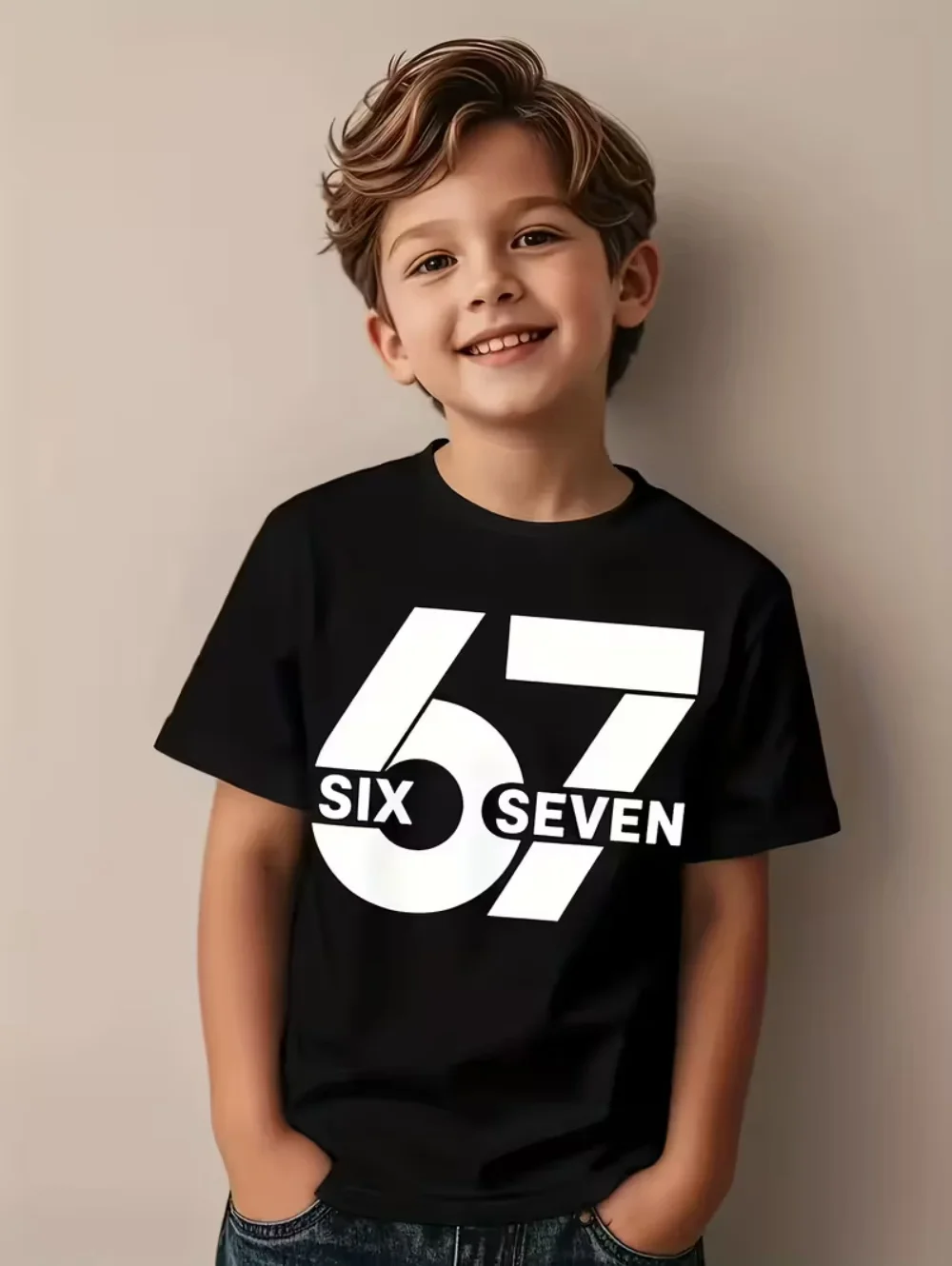 67 Meme T-Shirt for Kids Funny Digital 3D Print Summer Short Sleeve Tee Loose Comfortable Tops Streetwear Fashion Kids Clothes
67 Meme T-Shirt for Kids Funny Digital 3D Print Summer Short Sleeve Tee Loose Comfortable Tops Streetwear Fashion Kids Clothes
