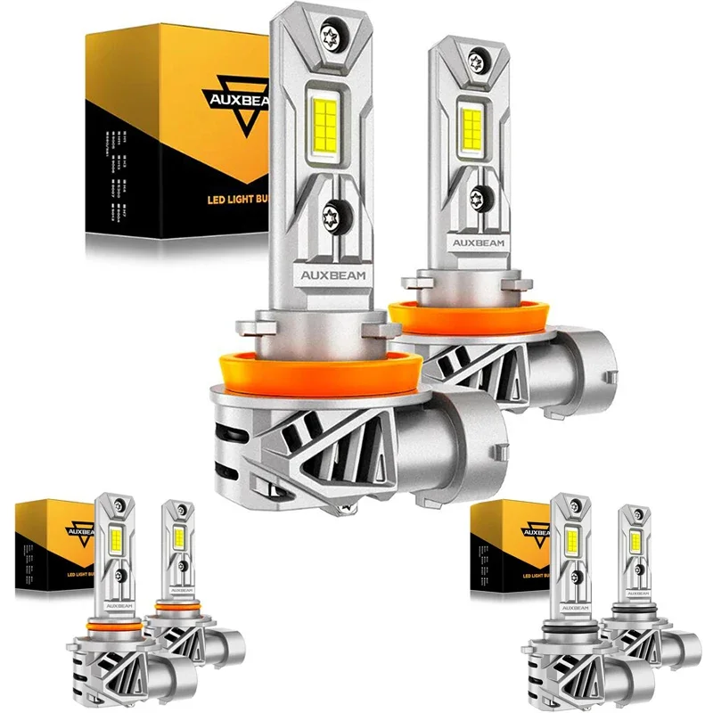 AUXBEAM 70W 6500K LED Headlight Bulbs H11 9005 9006 Head Lamps Lights Blubs Q26 Series 1:1 Plug and Play White Headlamps
AUXBEAM 70W 6500K LED Headlight Bulbs H11 9005 9006 Head Lamps Lights Blubs Q26 Series 1:1 Plug and Play White Headlamps