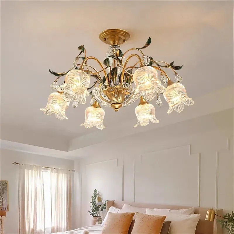 TEMAR American Pastoral Chandelier French Creativity Flower Living Room Dining Room Bedroom Villa Home Decoration Pendant Lamp
TEMAR American Pastoral Chandelier French Creativity Flower Living Room Dining Room Bedroom Villa Home Decoration Pendant Lamp
