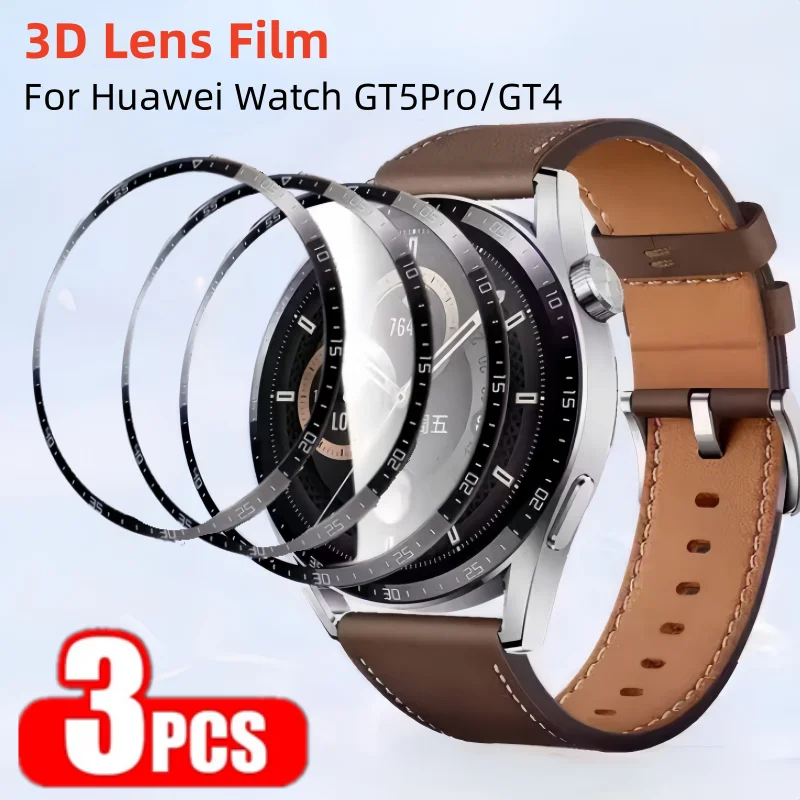3 шт. 3D-пленка для Huawei Watch GT5 46 мм GT4, полное покрытие, защитная пленка для экрана со шкалой для Huawei Watch GT5/GT4, мягкая защитная пленка
3 шт. 3D-пленка для Huawei Watch GT5 46 мм GT4, полное покрытие, защитная пленка для экрана со шкалой для Huawei Watch GT5/GT4, мягкая защитная пленка