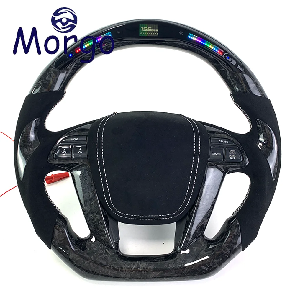 Интерьерные аксессуары для Honda, индивидуальный руль из алькантары из кованого углеродного волокна для Accord 8-го поколения, светодиодный гоночный стиль
Интерьерные аксессуары для Honda, индивидуальный руль из алькантары из кованого углеродного волокна для Accord 8-го поколения, светодиодный гоночный стиль