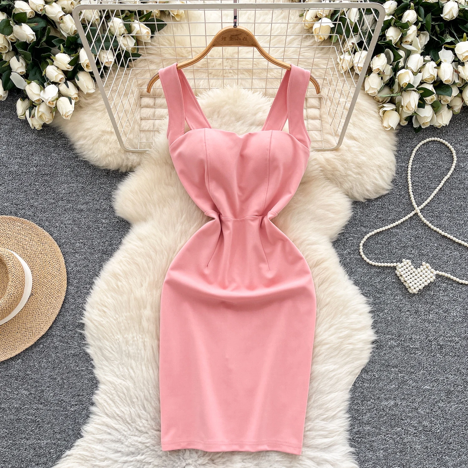 Sexy summer square neck slim A-line Dress Chic Vintage Women Beach Casual dresses women clothing
Sexy summer square neck slim A-line Dress Chic Vintage Women Beach Casual dresses women clothing