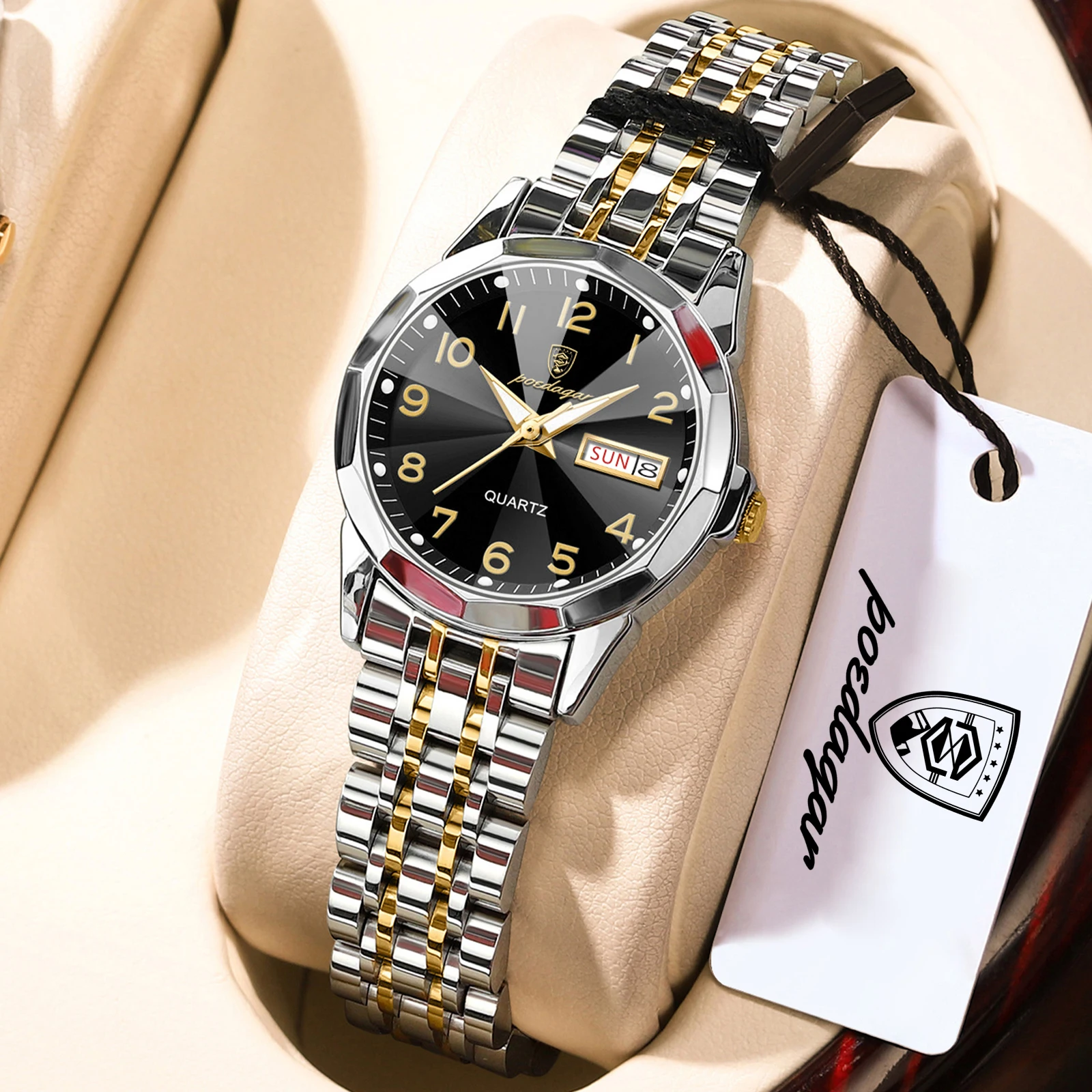 POEDAGAR Casual Ladies Wristwatch Waterproof Luminous Date Week Woman Watch Stainless Steel Quartz Fashion Women's Watches Reloj
POEDAGAR Casual Ladies Wristwatch Waterproof Luminous Date Week Woman Watch Stainless Steel Quartz Fashion Women's Watches Reloj