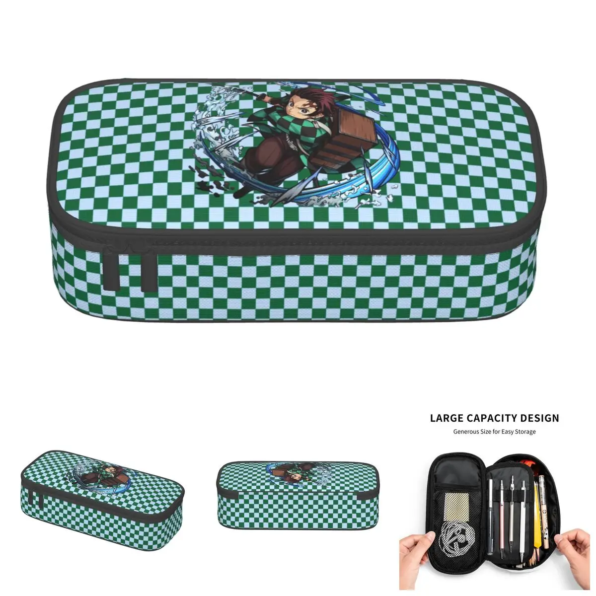 Demon Slayer Anime Manga School Pencil Case Girls Boys Large Storage Tanjiro Kamado Pencil Bag Pouch Students Stationery
Demon Slayer Anime Manga School Pencil Case Girls Boys Large Storage Tanjiro Kamado Pencil Bag Pouch Students Stationery