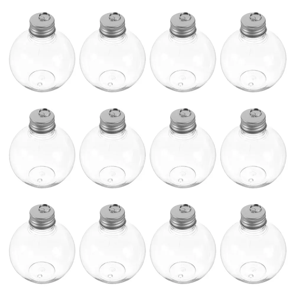 Transparent Round Bulb Bottle Silver Decorative Beverage Container DIY Ornaments Holiday Decor Wedding Vase Christmas Fillable
Transparent Round Bulb Bottle Silver Decorative Beverage Container DIY Ornaments Holiday Decor Wedding Vase Christmas Fillable