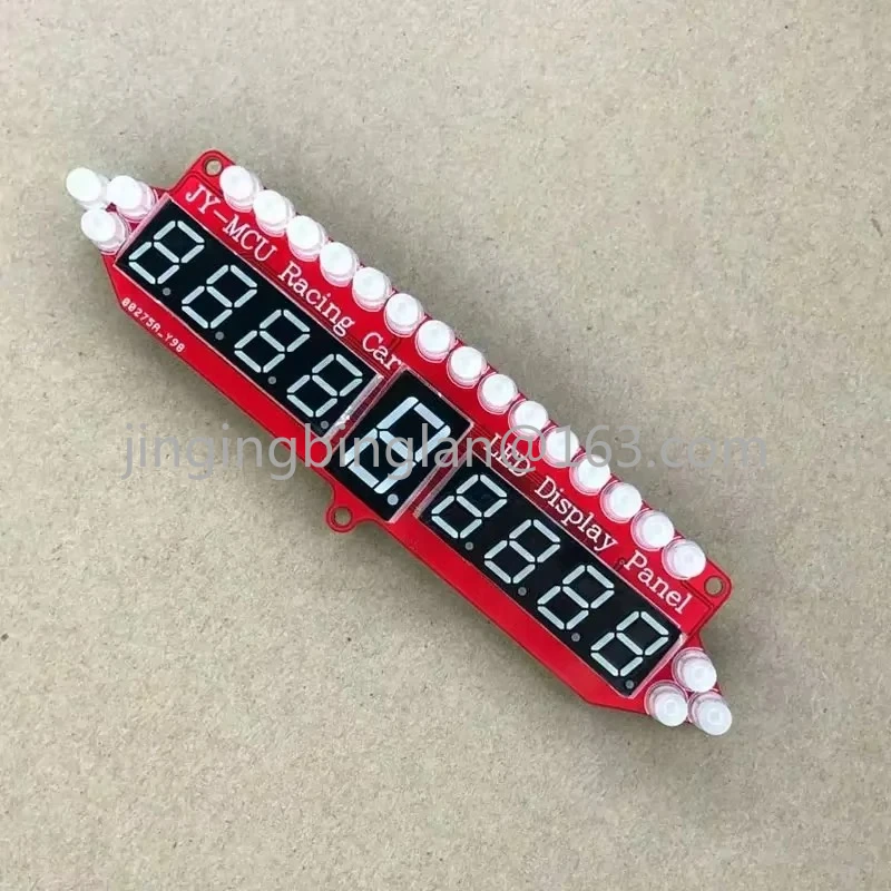 Analog racing display instrument, RGB full-color marquee, button game steering wheel peripheralsc SIMHUB settings
Analog racing display instrument, RGB full-color marquee, button game steering wheel peripheralsc SIMHUB settings