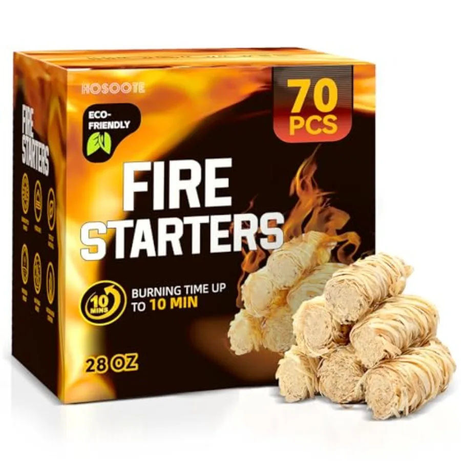 70 pcs Fire Starter Natural Fire Starters for Fireplace Pellet Stove Wood Campfires BBQ Pizza Oven Fire Pit Smoker Fire Starter 
70 pcs Fire Starter Natural Fire Starters for Fireplace Pellet Stove Wood Campfires BBQ Pizza Oven Fire Pit Smoker Fire Starter