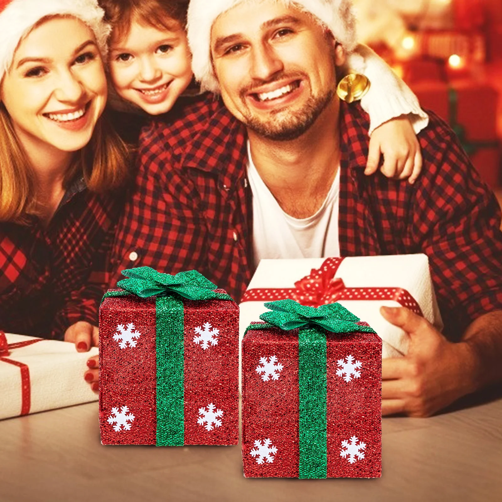 2Pcs Christmas Gift Boxes PVC Holiday Decor Xmas Cases Small Presents Storage Containers Cookies Holders Party DIY
2Pcs Christmas Gift Boxes PVC Holiday Decor Xmas Cases Small Presents Storage Containers Cookies Holders Party DIY