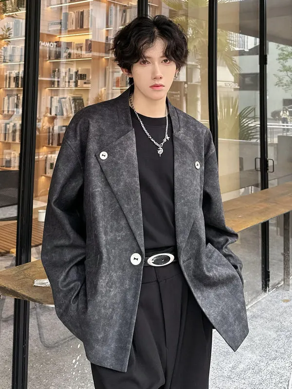 TANGZ Studio Men's Casual Woolen Jaet Simple Design Loose Fit Lapel Sle Youthful Trendy Outerwear for Daily Wear
TANGZ Studio Men's Casual Woolen Jaet Simple Design Loose Fit Lapel Sle Youthful Trendy Outerwear for Daily Wear