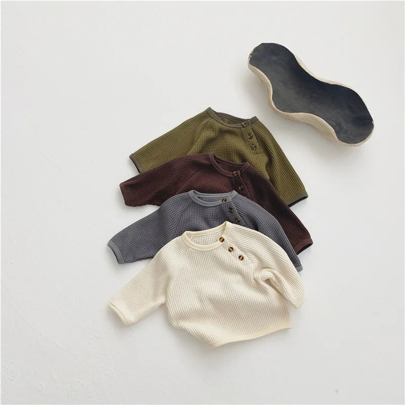 Baby Clothing Spring Autumn New Fashionable Korean Style Long Sleeve T Shirt Cotton Solid Color Casual Base Shirt Kids Top
Baby Clothing Spring Autumn New Fashionable Korean Style Long Sleeve T Shirt Cotton Solid Color Casual Base Shirt Kids Top