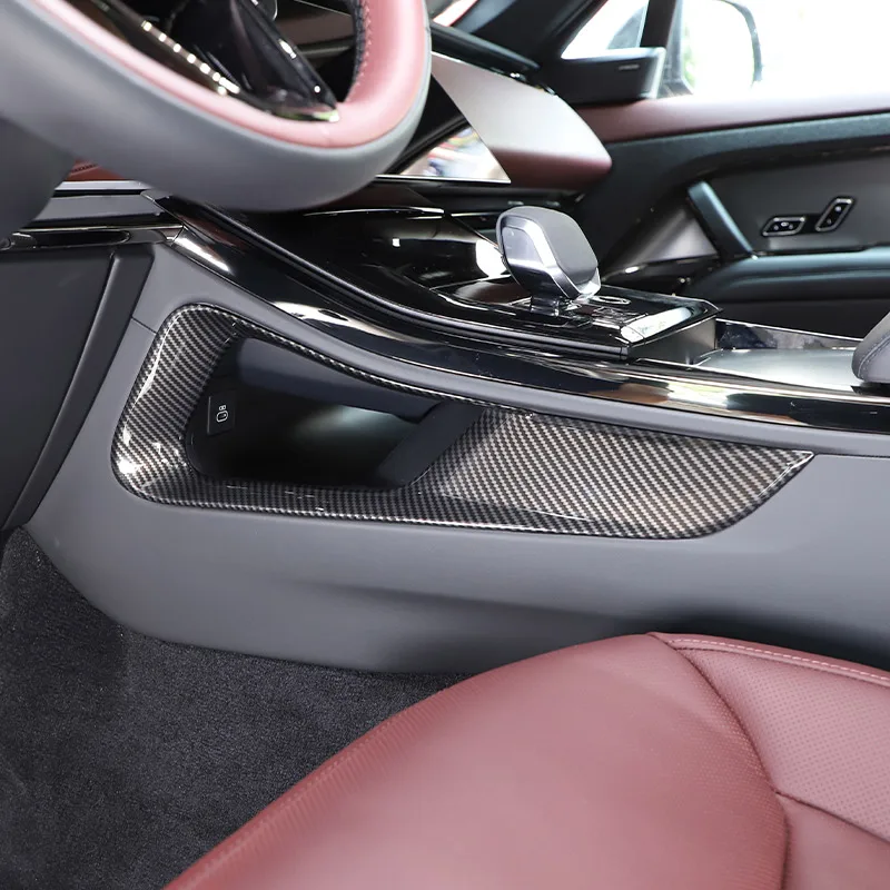 For 2023-2025 Range Rover Sport ABS carbon fiber Car Center Console Lower Storage Compartment Side Decorative Frame Accessories
For 2023-2025 Range Rover Sport ABS carbon fiber Car Center Console Lower Storage Compartment Side Decorative Frame Accessories
