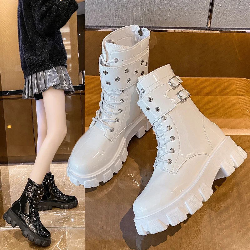 Women Boots Winter New Fashion Platform Zipper Mid Calf Boots Ladies Waterproof Round Toed Shoes Female Zapatos De Mujer
Women Boots Winter New Fashion Platform Zipper Mid Calf Boots Ladies Waterproof Round Toed Shoes Female Zapatos De Mujer