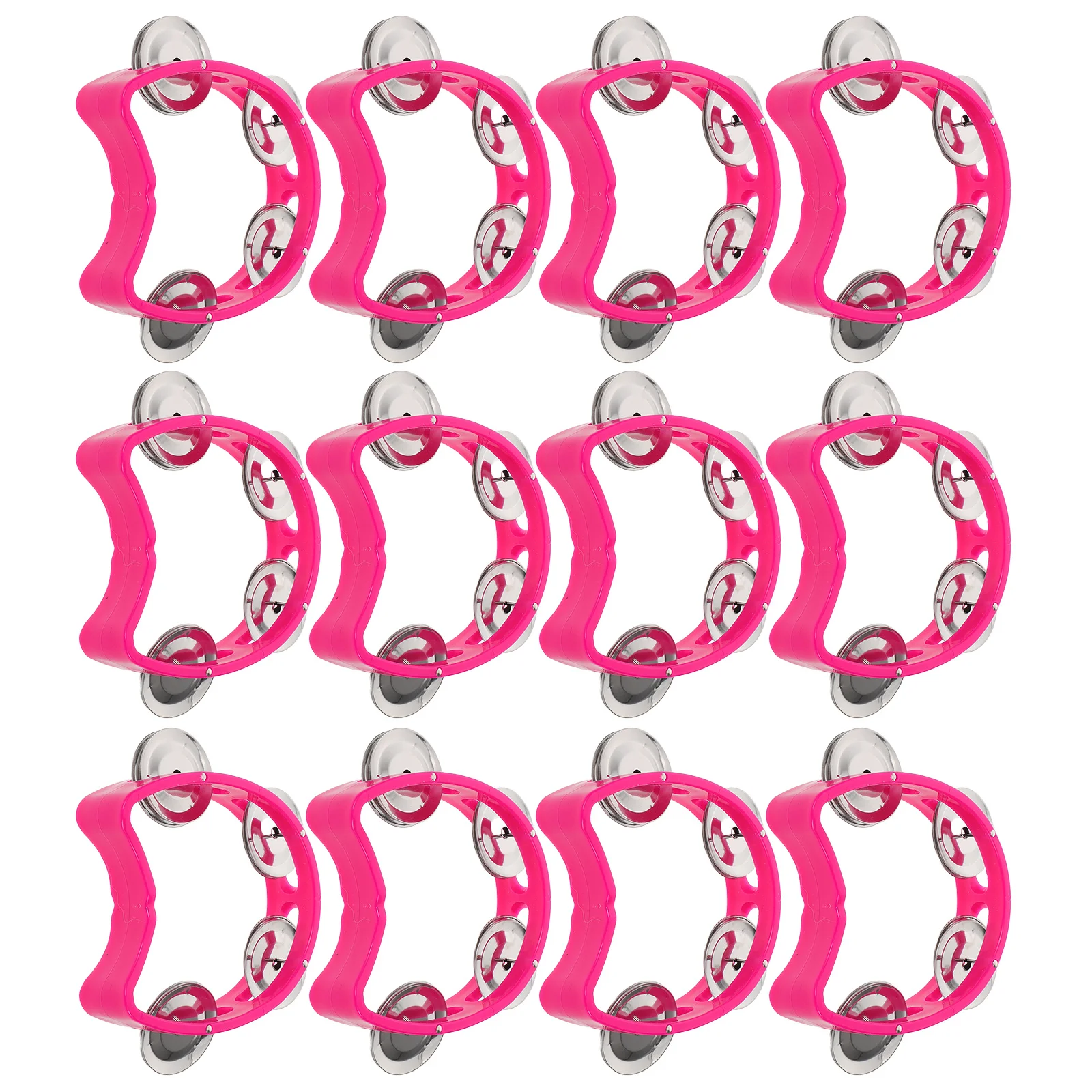 12Pcs Mini Hand Bell Percussion Kids Tambourine Lightweight Plastic Handheld Drum with Jingles for Rhythm Skills Coordination
12Pcs Mini Hand Bell Percussion Kids Tambourine Lightweight Plastic Handheld Drum with Jingles for Rhythm Skills Coordination