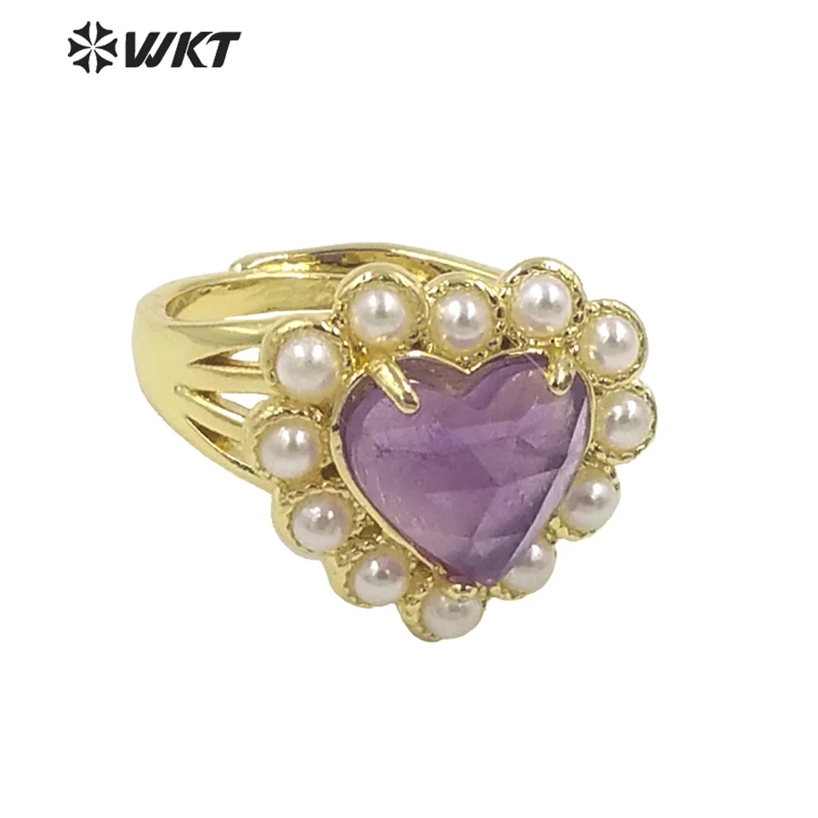 WT-MPR080 Hot Selling Gemstone Amethyst Crystal Colored Stone Lovely Heart Shape Rings For Girls Birthday Special Gift
WT-MPR080 Hot Selling Gemstone Amethyst Crystal Colored Stone Lovely Heart Shape Rings For Girls Birthday Special Gift