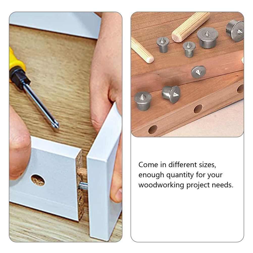 2 Sets Dowel Center Transfer Plugs Maker Steel Woodworking Tools Furniture Marker Corrosion Resistant Long Use Dowel Jig
2 Sets Dowel Center Transfer Plugs Maker Steel Woodworking Tools Furniture Marker Corrosion Resistant Long Use Dowel Jig