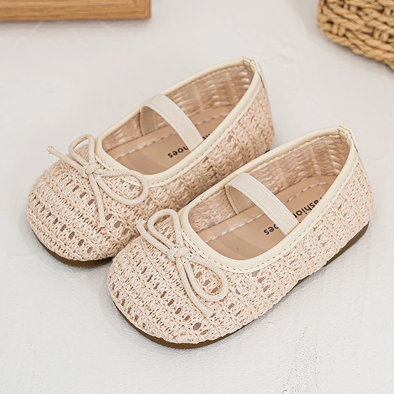 Girls Casual Shoes Sweet Woven Breathable Kids Summer Shoes Soft Sole Simple Bows 2026 Brand New Children Flats Anti-slip
Girls Casual Shoes Sweet Woven Breathable Kids Summer Shoes Soft Sole Simple Bows 2026 Brand New Children Flats Anti-slip