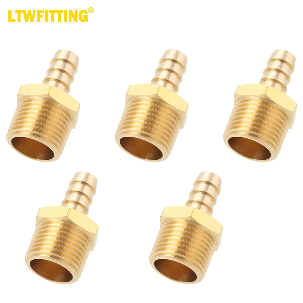 Латунный штуцер LTWFITTING, штуцер, штуцер, 3,5-дюймовый шланг ID x 3,5-дюймовый Мужской NPT Топливный Газ Вода (комплект из 5)
Латунный штуцер LTWFITTING, штуцер, штуцер, 3,5-дюймовый шланг ID x 3,5-дюймовый Мужской NPT Топливный Газ Вода (комплект из 5)