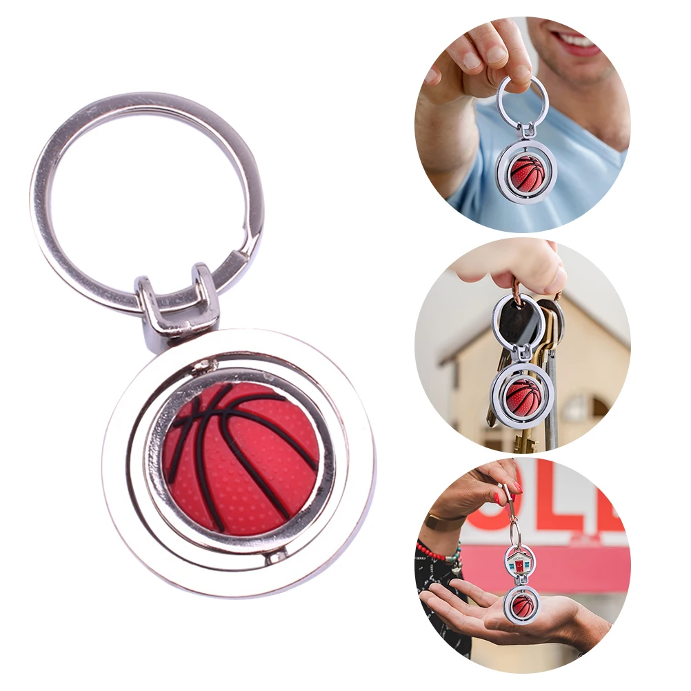2pcs Basketball Keychain Rotary Balls Keychains Sports Fan Present Key Ring Pendant Simulation Zinc Alloy Spinning Ball Mini
2pcs Basketball Keychain Rotary Balls Keychains Sports Fan Present Key Ring Pendant Simulation Zinc Alloy Spinning Ball Mini