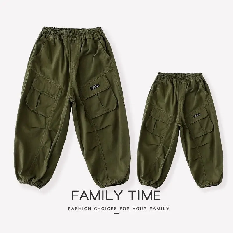 Family Matching Cargo Pants Long Pants for Father & Son and Mother & Daughter Sporty Casual Spring Autumn Fashion Outfits
Family Matching Cargo Pants Long Pants for Father & Son and Mother & Daughter Sporty Casual Spring Autumn Fashion Outfits
