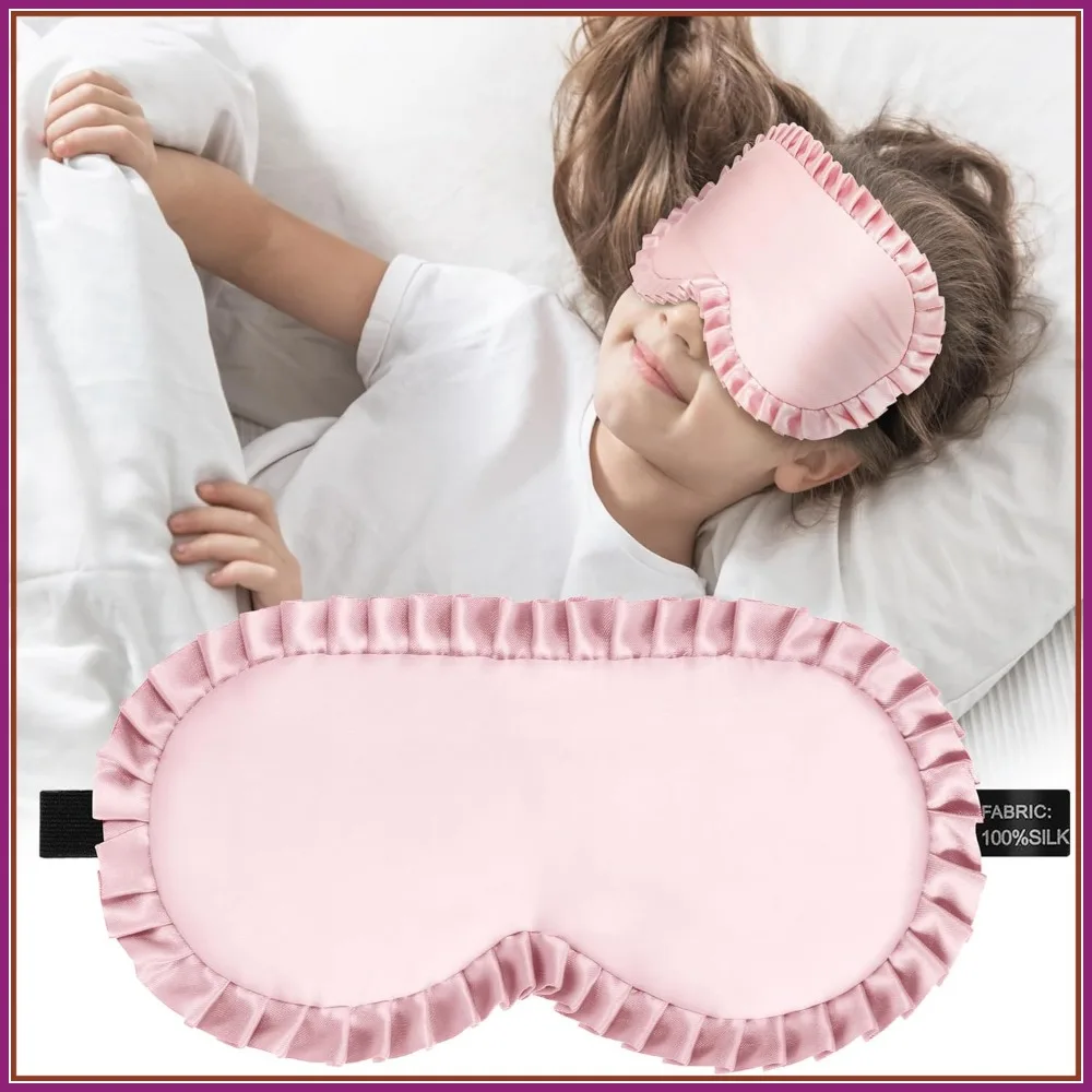 100% Mulberry Silk Sleep Mask with Adjustable Strap, Blindfold for Sleeping, Soft Eye Shade, No Pressure
100% Mulberry Silk Sleep Mask with Adjustable Strap, Blindfold for Sleeping, Soft Eye Shade, No Pressure