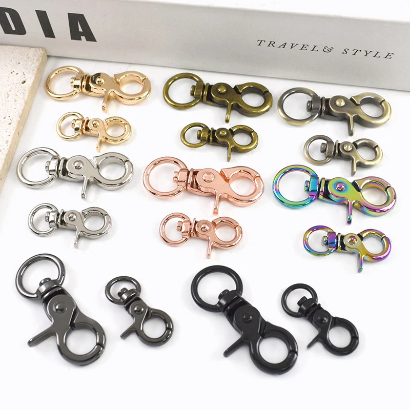 20/50Pcs 10/13mm Metal Buckle Swivel Lobster Hook Spring Clasp for Keychain Bag Strap Connector Small Carabiner DIY Accessories
20/50Pcs 10/13mm Metal Buckle Swivel Lobster Hook Spring Clasp for Keychain Bag Strap Connector Small Carabiner DIY Accessories