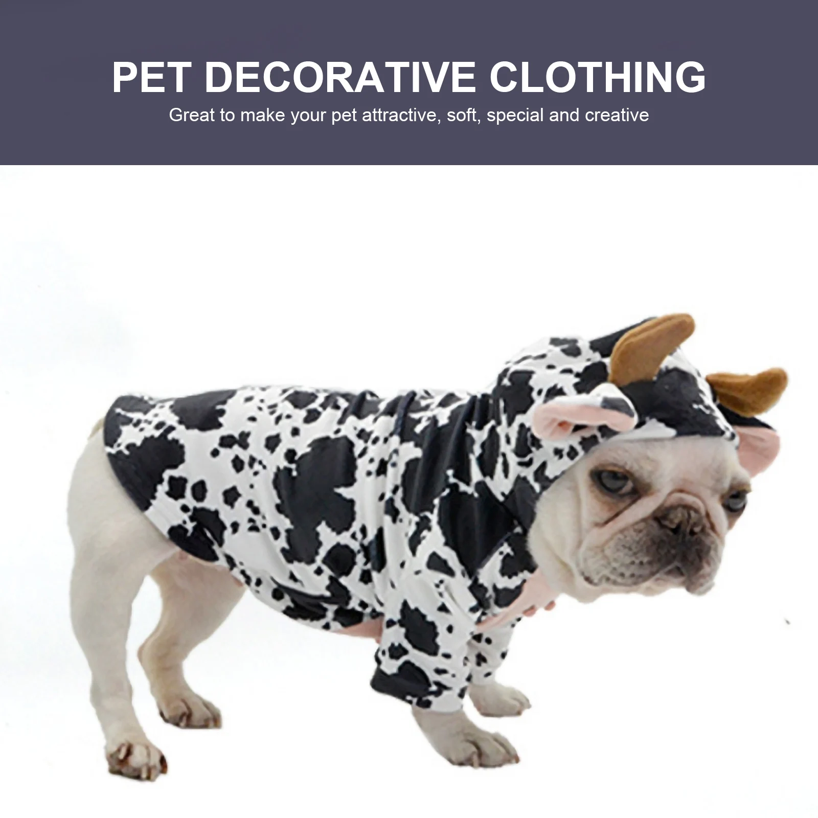 Pet Cow Clothing Costume for Dog Costumes Decorate Clothes Apparel Velvet Cat Outfit
Pet Cow Clothing Costume for Dog Costumes Decorate Clothes Apparel Velvet Cat Outfit