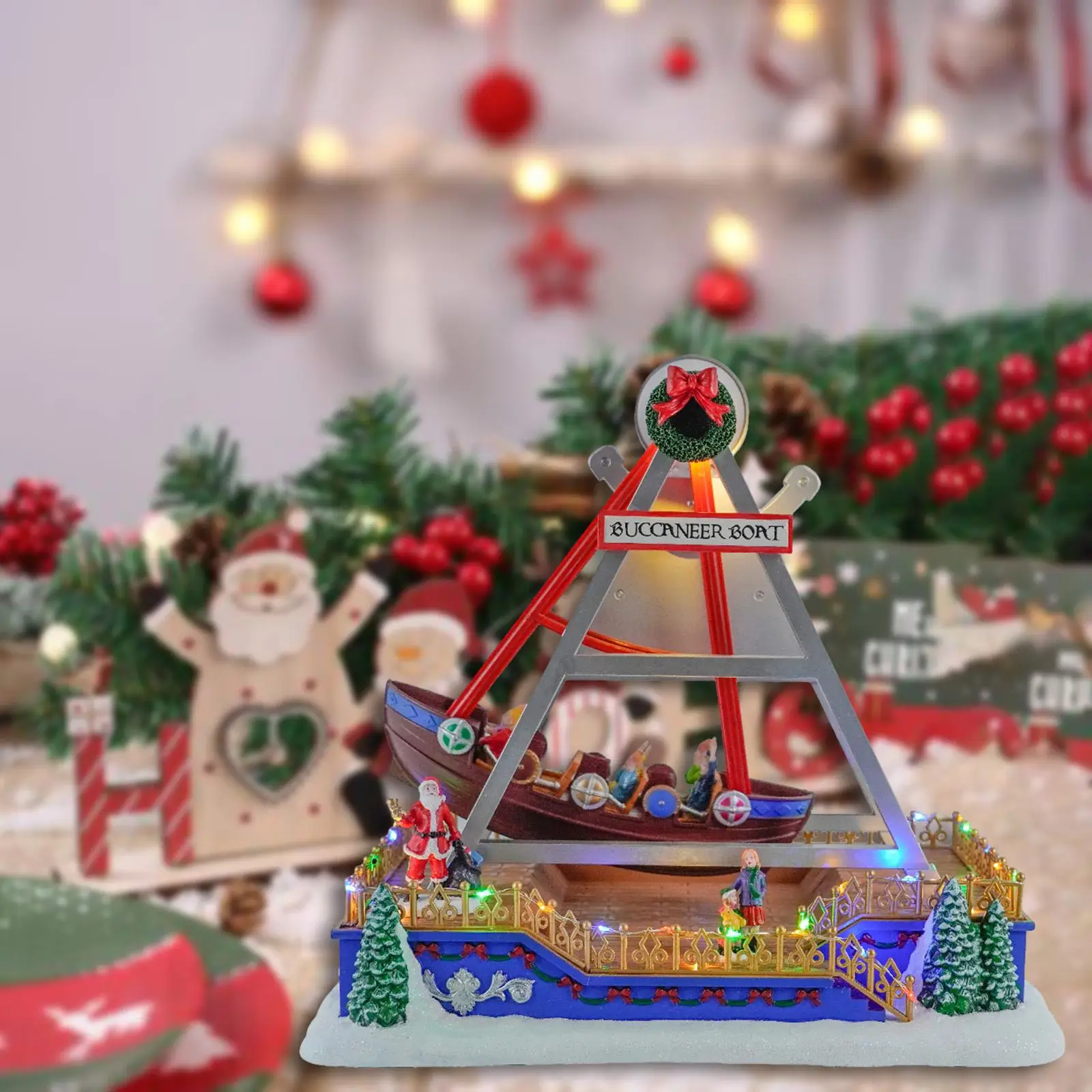 Christmas Village Display Girls Boys Micro Landscape Scene Outdoor Indoor Thoughtful Gifts Musical Carnival Buccaneer Ride
Christmas Village Display Girls Boys Micro Landscape Scene Outdoor Indoor Thoughtful Gifts Musical Carnival Buccaneer Ride