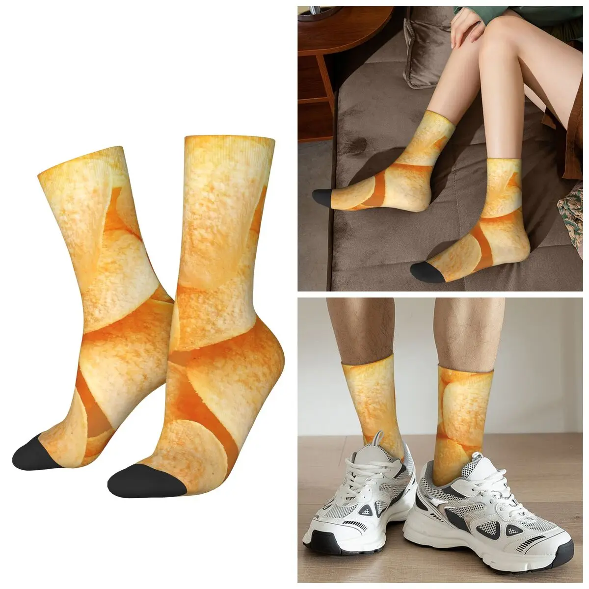 All Seasons Potato Chips Socks Harajuku Crew Socks Casual Stockings for Men Women Gifts
All Seasons Potato Chips Socks Harajuku Crew Socks Casual Stockings for Men Women Gifts