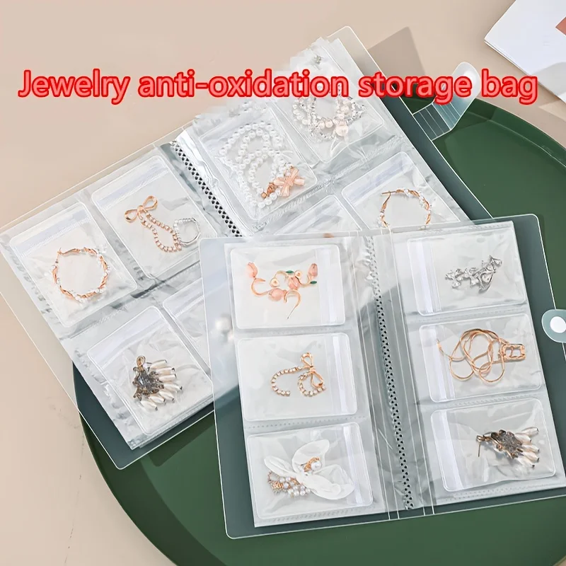 Portable jewelry storage book, anti-oxidation sealed card case, jewelry sealing bag, jewelry storage notebook
Portable jewelry storage book, anti-oxidation sealed card case, jewelry sealing bag, jewelry storage notebook