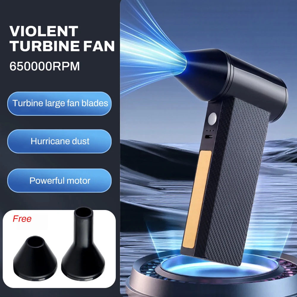 650000RPM Powerful Air Blower LED Lighting High-Power Brushless Turbo Fan Jet Cordless Electric Air Duster For Keyboard Cleaning
650000RPM Powerful Air Blower LED Lighting High-Power Brushless Turbo Fan Jet Cordless Electric Air Duster For Keyboard Cleaning
