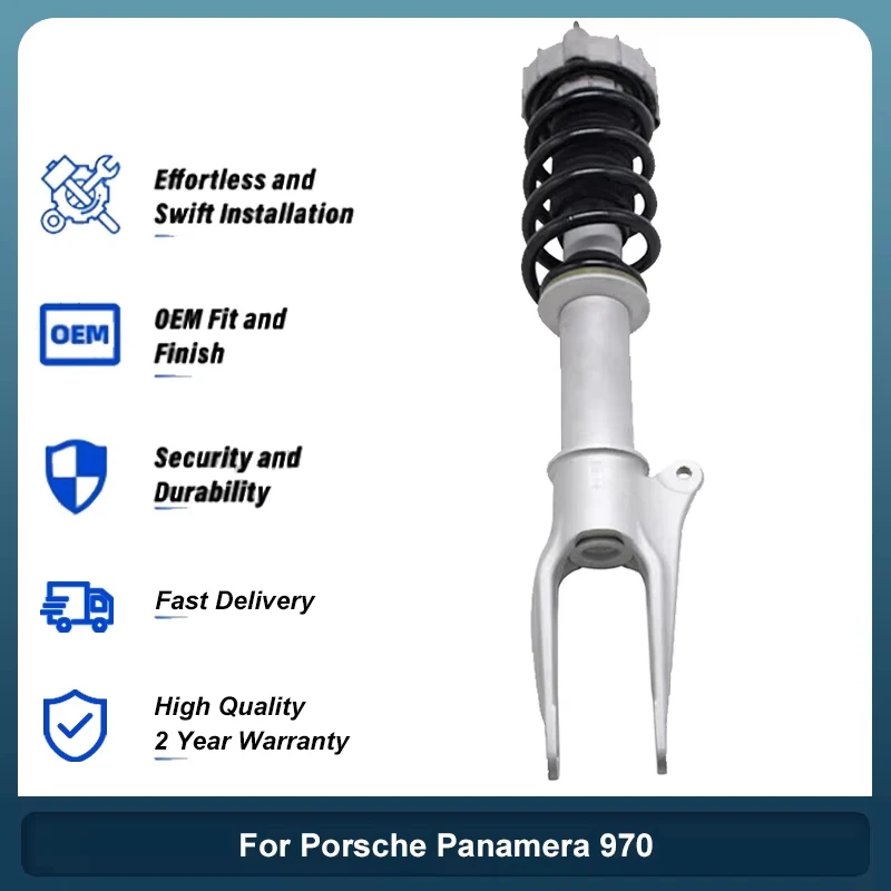 Suitable for Porsche Panamera 970 2010-2017 front shock absorber assembly 97034304505 97034304504 97034304508 Shock Absorber
Suitable for Porsche Panamera 970 2010-2017 front shock absorber assembly 97034304505 97034304504 97034304508 Shock Absorber