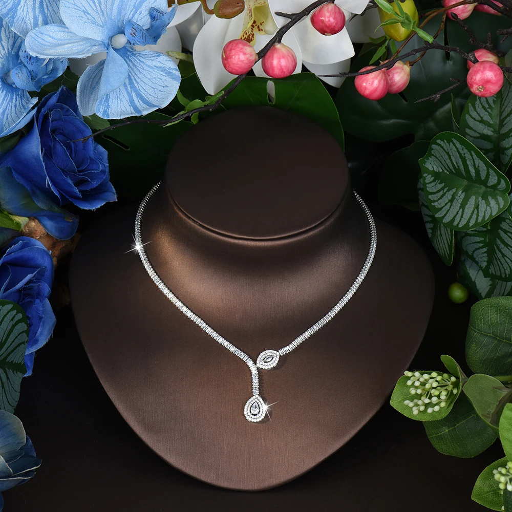 Cute Daily Delicate Water Drop Pendant Necklace Earrings Bracelet Set of 4 Pieces Jewelry Dubai Women Party Dating Tour M-722
Cute Daily Delicate Water Drop Pendant Necklace Earrings Bracelet Set of 4 Pieces Jewelry Dubai Women Party Dating Tour M-722