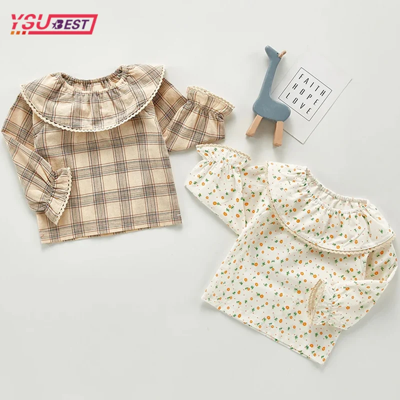Autumn Baby Girls Floral Blouse Summer Long Sleeve Ruffled Plaid Cotton Baby Girl Blouse Shirt Kids Girls Newborn Baby Clothes
Autumn Baby Girls Floral Blouse Summer Long Sleeve Ruffled Plaid Cotton Baby Girl Blouse Shirt Kids Girls Newborn Baby Clothes