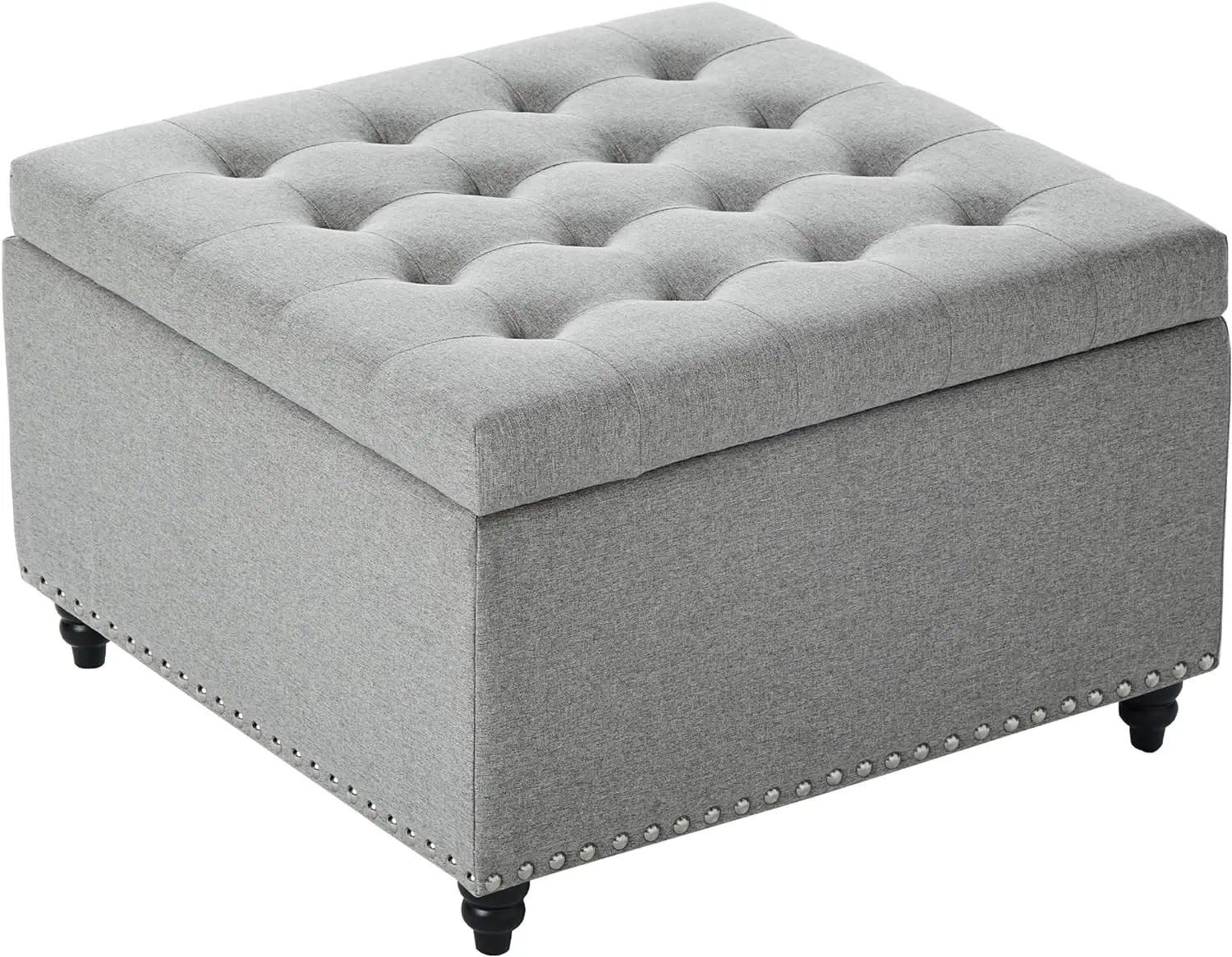 Large Square Storage Ottoman Coffee Table, Oversized Upholstered Ottoman with Storage Box for Living Room Bedroom
Large Square Storage Ottoman Coffee Table, Oversized Upholstered Ottoman with Storage Box for Living Room Bedroom