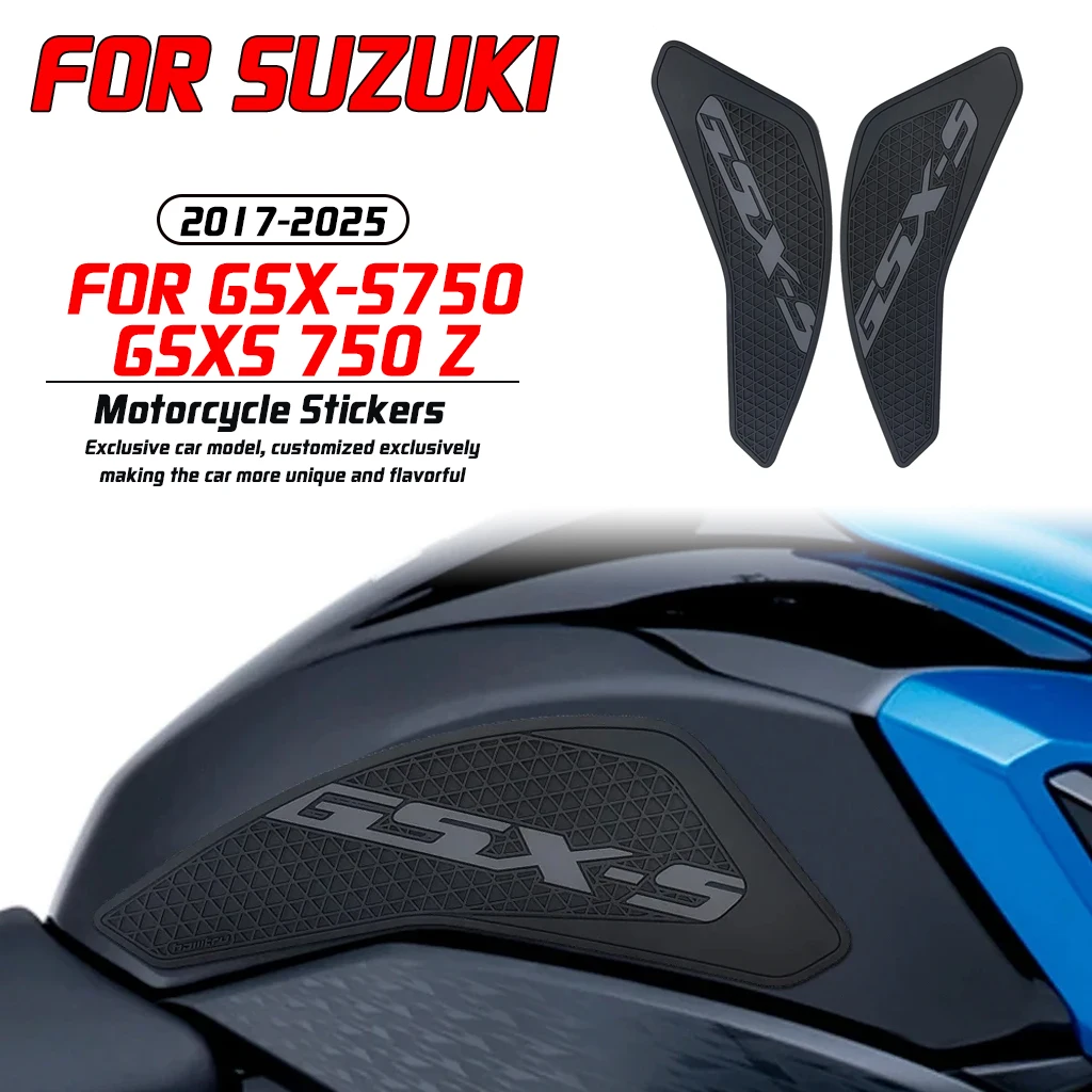 For 2017-2025 Suzuki GSX-S750 GSXS 750 Z motorcycle PVC anti-skid side fuel tank knee pad sticker
For 2017-2025 Suzuki GSX-S750 GSXS 750 Z motorcycle PVC anti-skid side fuel tank knee pad sticker