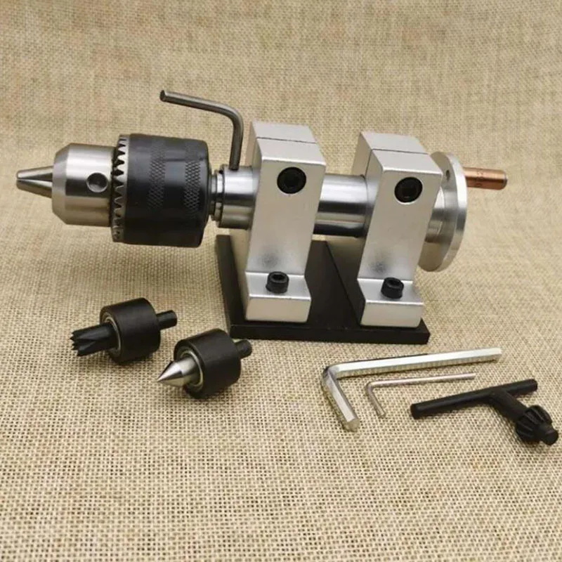1.5-13mm Drill Chuck, Live Rotary Center & Live Spur Center, MT1 Compatible - Wood Lathe Drilling Tailstock Set
1.5-13mm Drill Chuck, Live Rotary Center & Live Spur Center, MT1 Compatible - Wood Lathe Drilling Tailstock Set