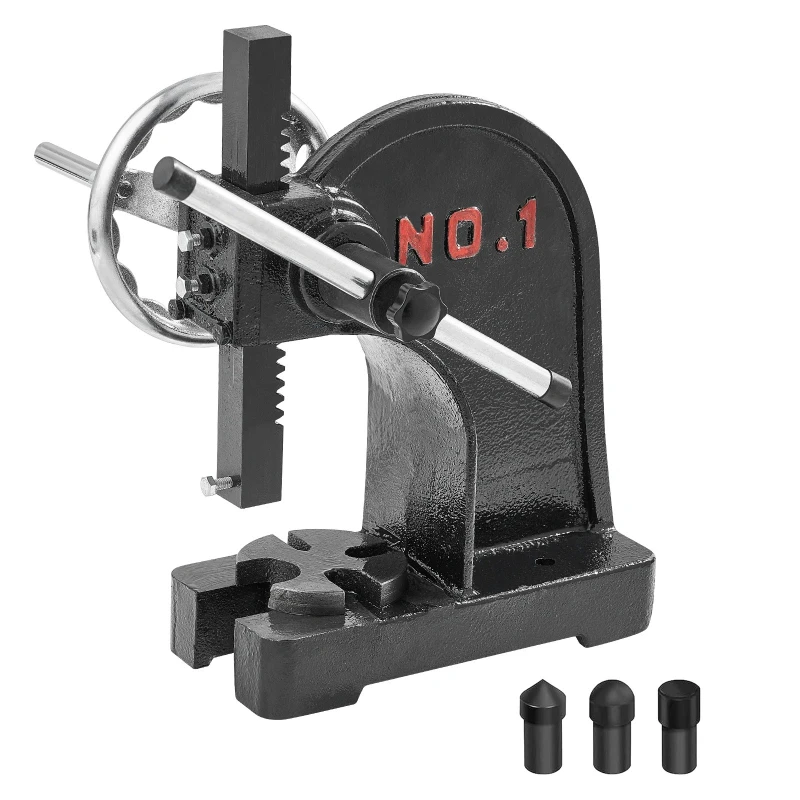 Arbor Press 1 Ton Manual Arbor Press with Handwheel CastIron Heavy-duty Manual Desktop Arbor Press for Stamping Bending
Arbor Press 1 Ton Manual Arbor Press with Handwheel CastIron Heavy-duty Manual Desktop Arbor Press for Stamping Bending
