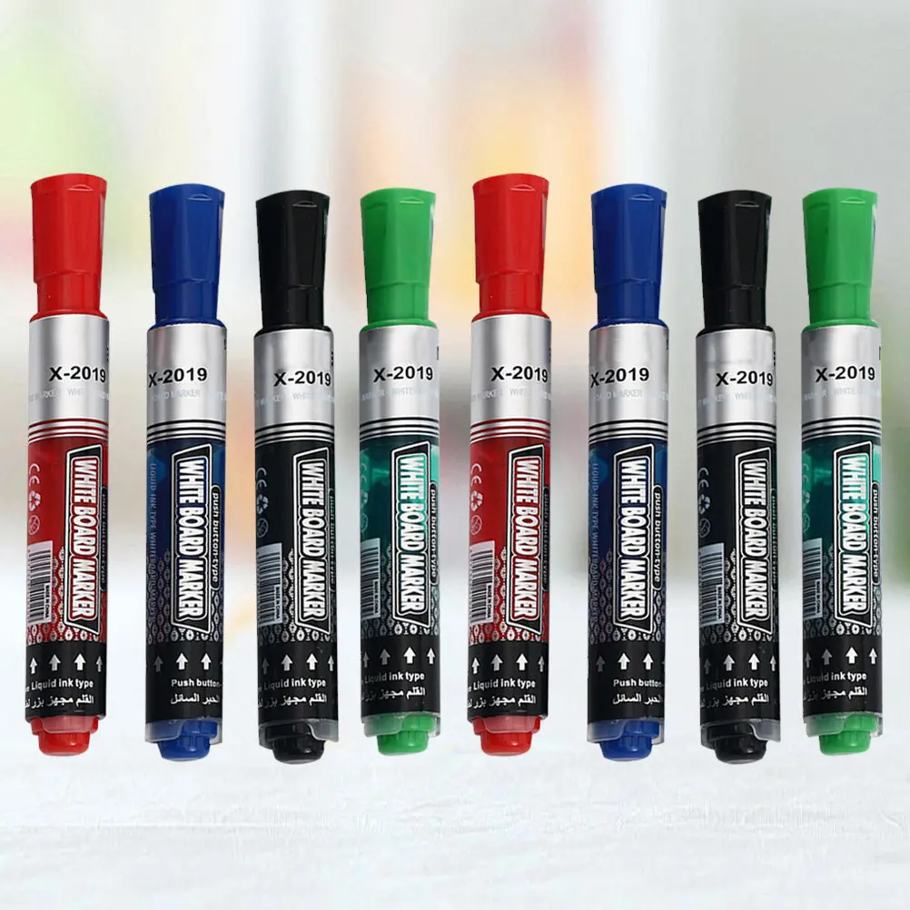 8Pcs Dry Erase Markers Whiteboard Pens Premium Eco Friendly Waterproof Smooth Writing Comfortable for Glass Plastic Paper
8Pcs Dry Erase Markers Whiteboard Pens Premium Eco Friendly Waterproof Smooth Writing Comfortable for Glass Plastic Paper