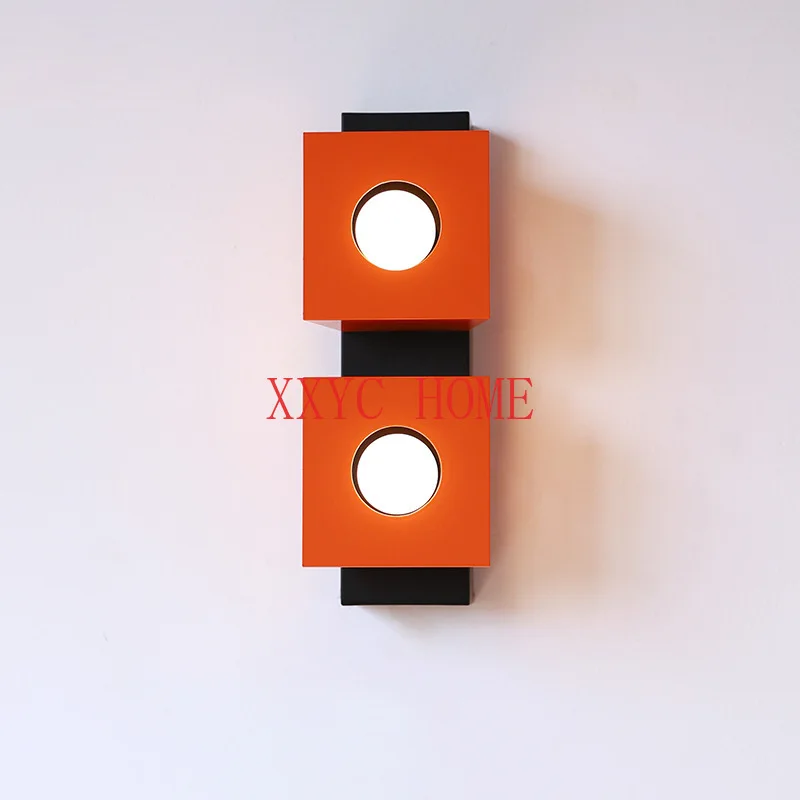 Creative retro ins bedroom, study, dining room, hallway light with dual head wall lights in the living room background wall
Creative retro ins bedroom, study, dining room, hallway light with dual head wall lights in the living room background wall