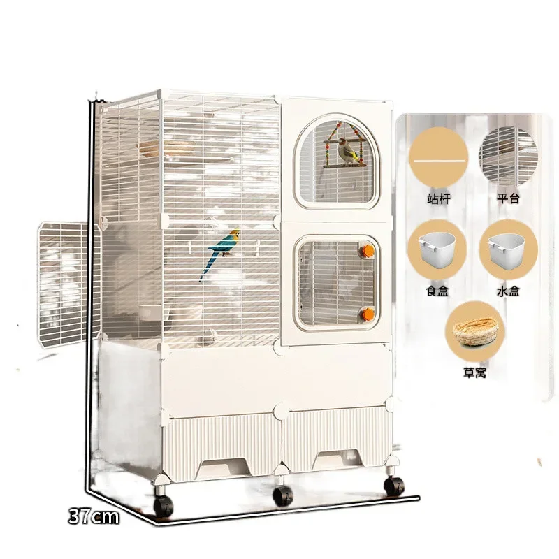 Birdcage transparent and practical, sturdy and reliable
Birdcage transparent and practical, sturdy and reliable